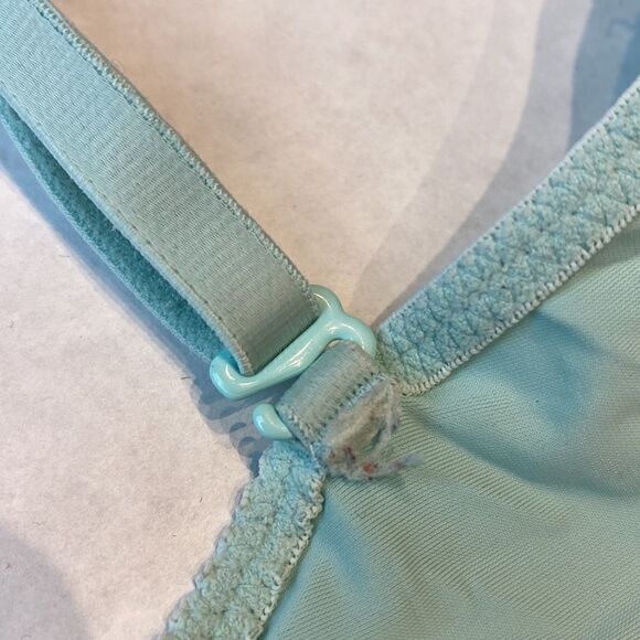 Pink Victoria’s Secret Wear Everywhere Push-Up 32C Multi-Way Straps Blue Pink - Picture 11 of 12